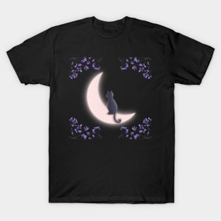 Space Cat in the Hill T-Shirt